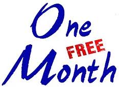 one free month